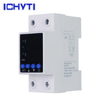 Single Phase Adjustable Voltage Protector Relay CHVP 63A 220V DIN Rail