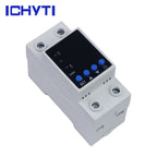 Single Phase Adjustable Voltage Protector Relay CHVP 63A 220V DIN Rail
