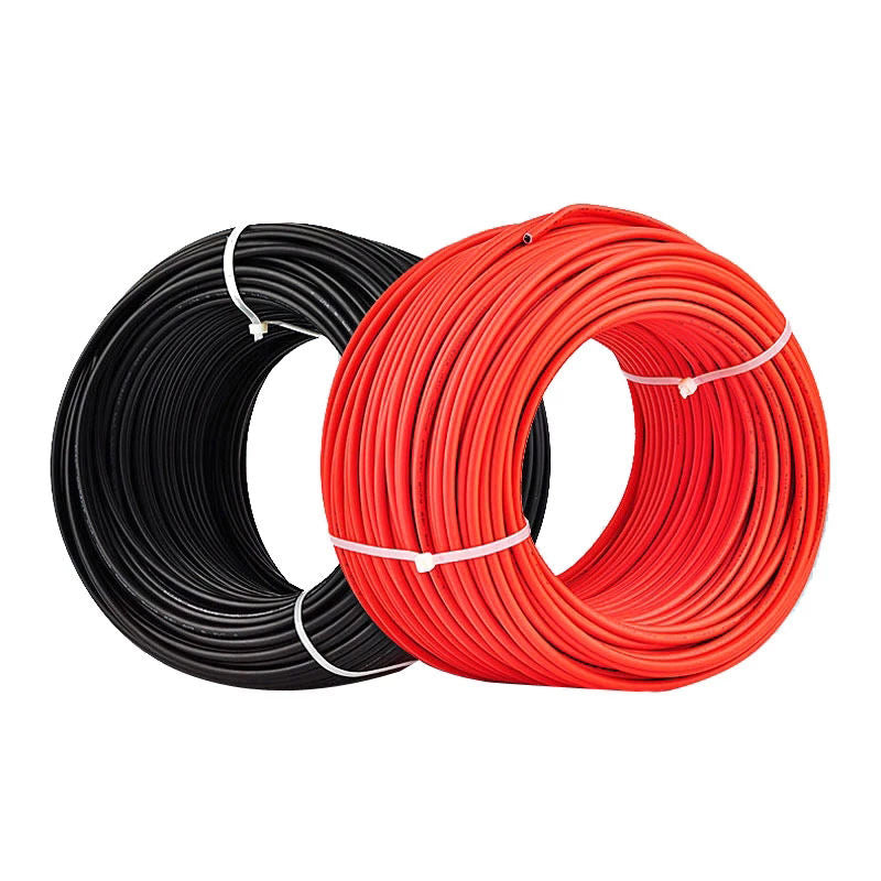 টিনড কপার ১০AWG সোলার কেবল / 10Feet Black and 10Feet Red