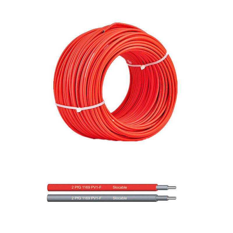 টিনড কপার ১০AWG সোলার কেবল / 10Feet Black and 10Feet Red