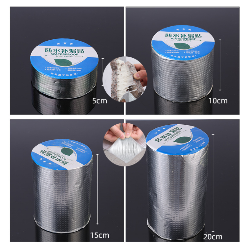 Butyl Aluminum Waterproof Tape for Roof & Wall Repair